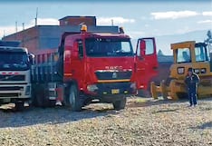 Huancayo: cacos desmantelan seis maquinarias y carros en 90 minutos