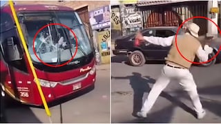 Chincha: detienen a adulto mayor por lanzar piedras y ladrillos a bus interprovincial