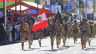 Fiestas Patrias: Habrá desfile y Parada Militar en Arequipa