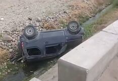 Palpa: madre y su hijo resultan heridos tras despiste de vehículo que cayó al rio