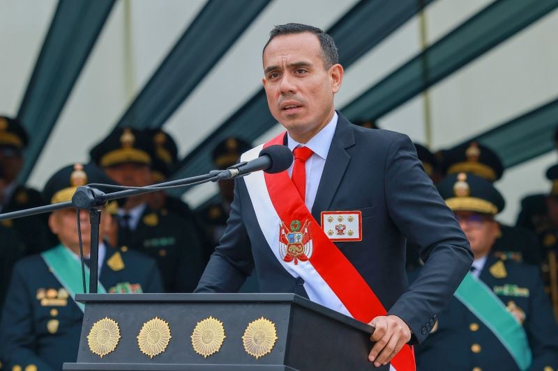 Presidente Jerí en aniversario de la PNP: “No habrá respaldo sin resultados” en combate al crimen. Foto: PCM.
