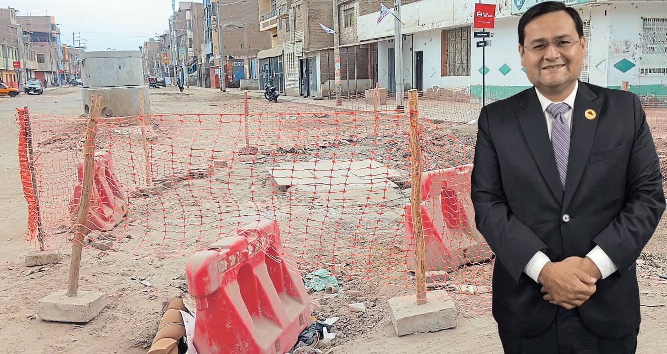 Obra de saneamiento es ejecutada por la gestión de Jorge Pérez.