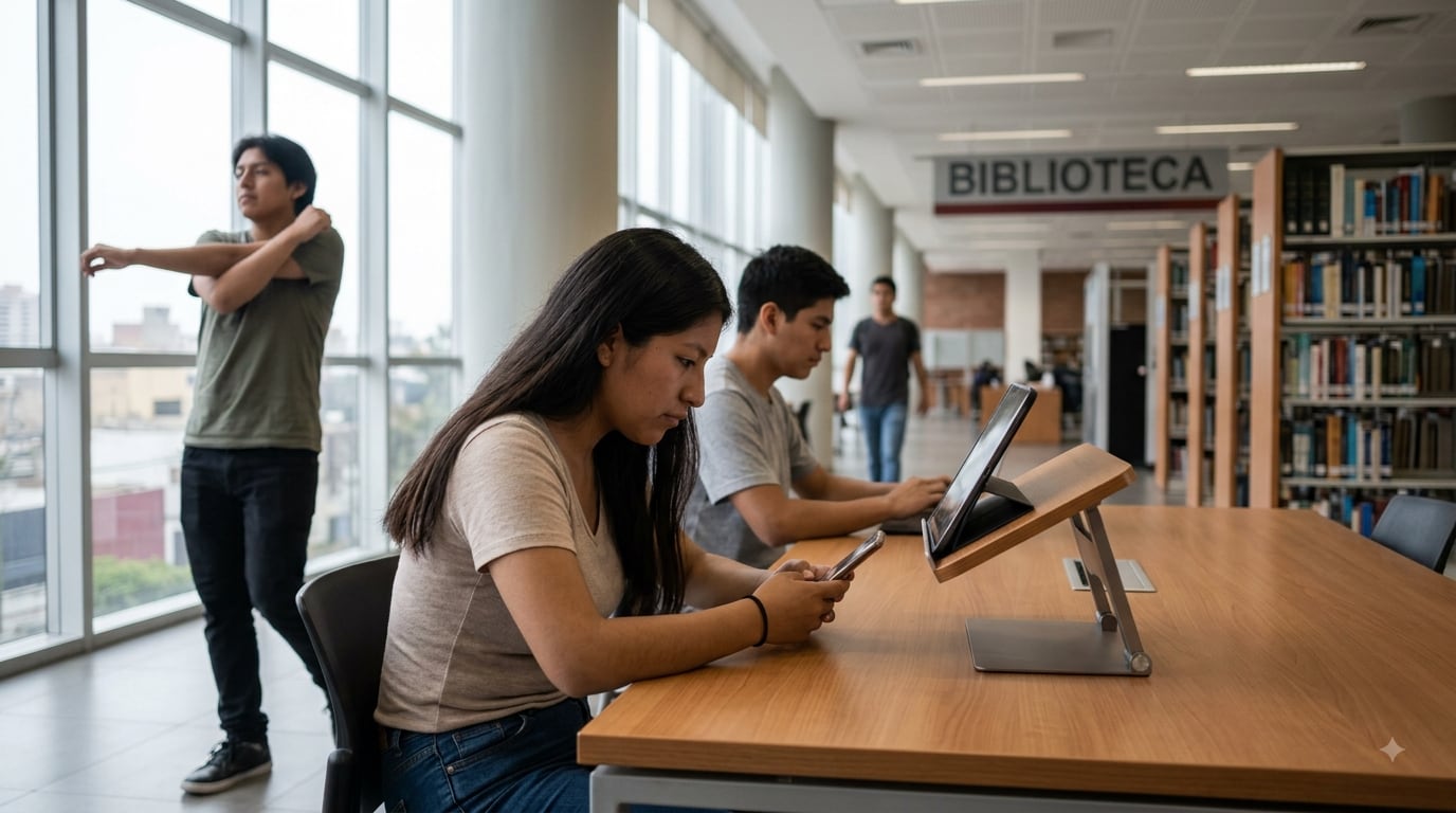 Pasar largos periodos mirando el celular, una tablet o computadora en una misma posición puede sobrecargar la musculatura cervical. Una especialista del Instituto Carrión explica qué señales observar y qué hábitos pueden ayudar.