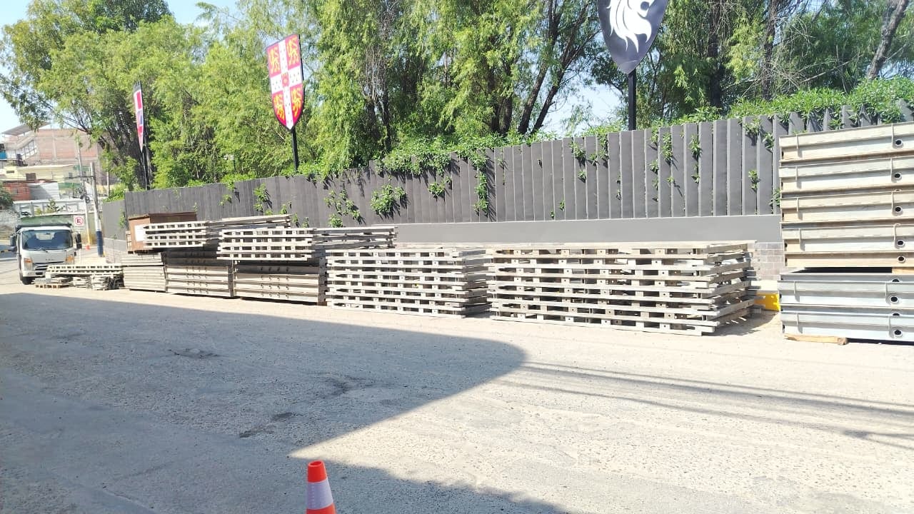 Puente modular para Yanahuara sigue botado en la vía y no inician la instalación (Foto: Álvaro Figueroa/@photo.gec)