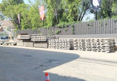 Puente modular para Yanahuara sigue botado en la vía y no inician la instalación