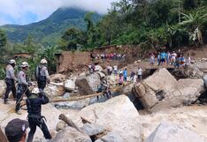 Piura: Policía y pobladores construyen puente de madera en Coyona