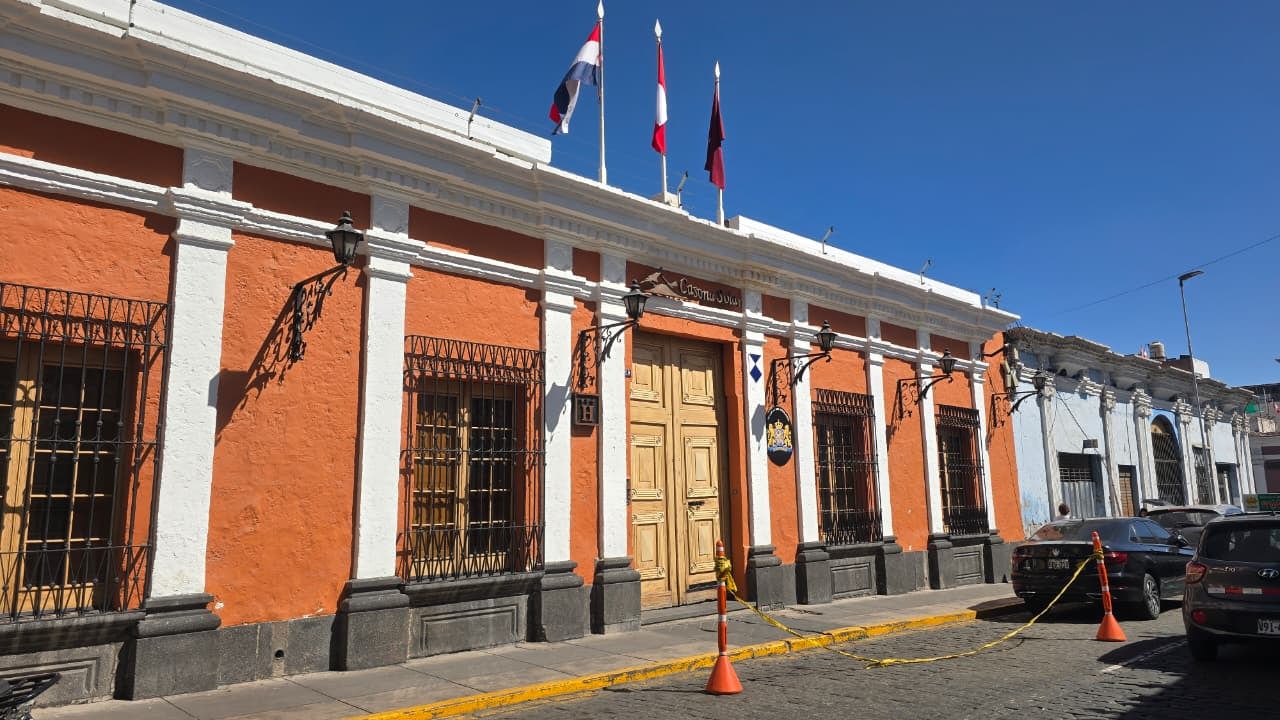 Calle Consuelo, en Arequipa, albergó a un presidente y ministro. (Foto: Yunsu Pariapaza/@photo.gec)