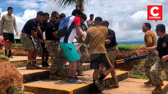 Satipo: Ejército peruano evacúa por emergencia a ciudadano que sufrió mordedura de serpiente