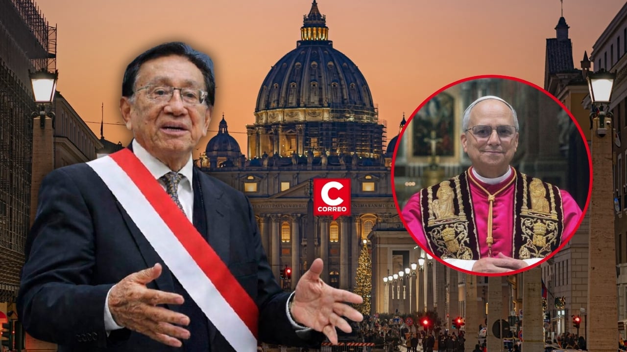 Gobierno de Balcázar podría insistir en audiencia con el papa León XIV: “Estamos pensando en una visita previa”. Composición: Diario Correo.