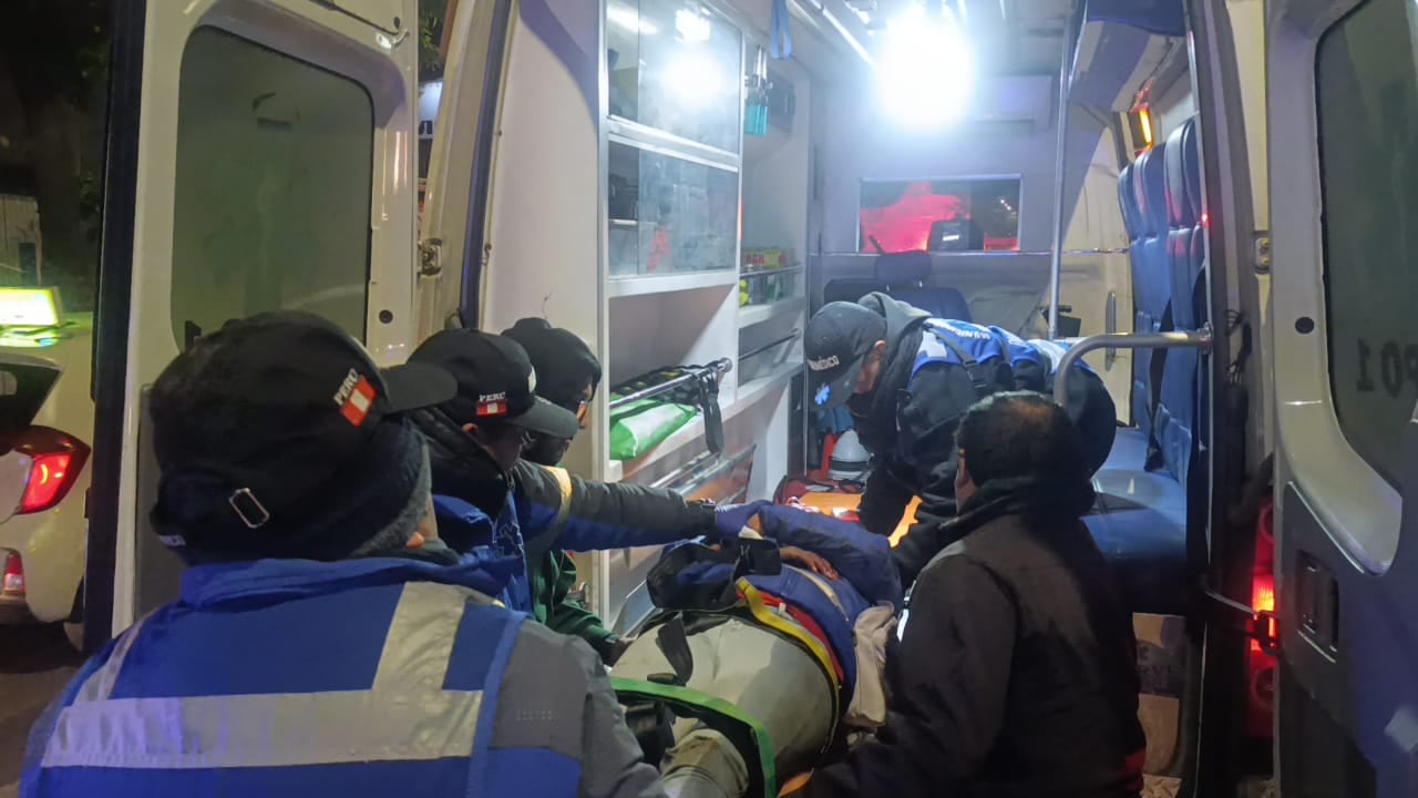 Ladrones dejan herido a joven en el Centro Histórico de Arequipa
