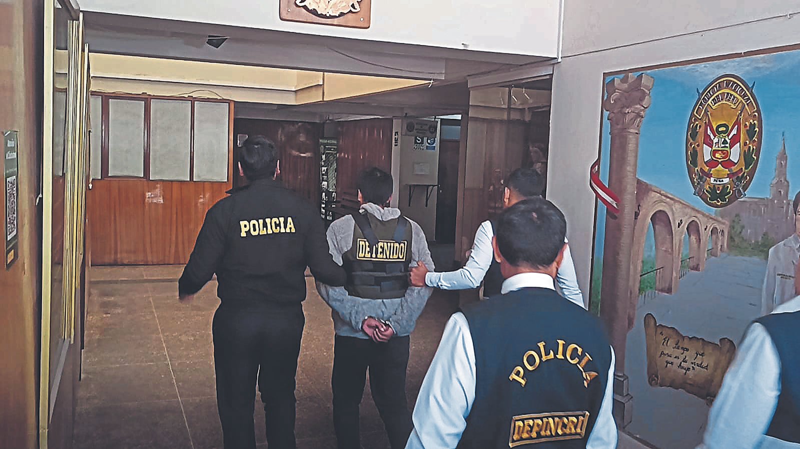 Investigan a dos hombres por actos de extorsión en Arequipa. Foto: GEC.