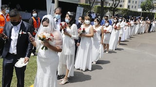 Tacna: Programan primer matrimonio masivo después de la pandemia COVID-19