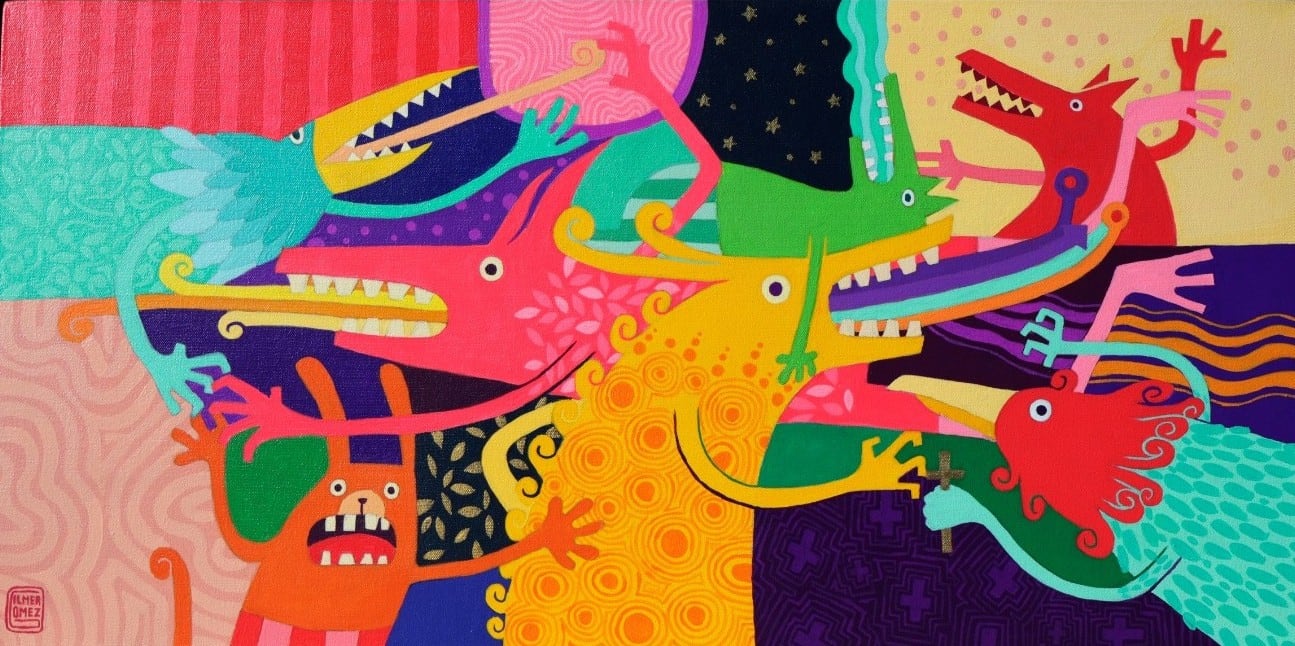 La muestra reúne obras de cuatro artistas contemporáneos y propone reflexionar sobre la identidad, la feminidad y la herencia cultural desde diversas técnicas plásticas.