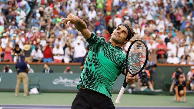 Roger Federer aplastó a Rafael Nadal en Indian Wells