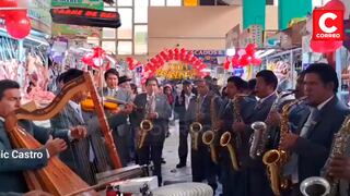Con 20 orquestas los comerciantes del Mercado Modelo de Huancayo celebran su 54 aniversario (VIDEO)