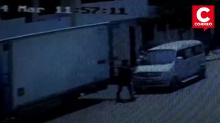 Ate: Roban adornos navideños valorizados en más de 15 mil soles de un camión