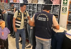 Piura: Incautan más de 400 prendas de vestir que serían falsificadas