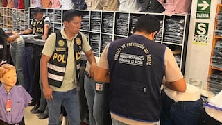 Piura: Incautan más de 400 prendas de vestir que serían falsificadas