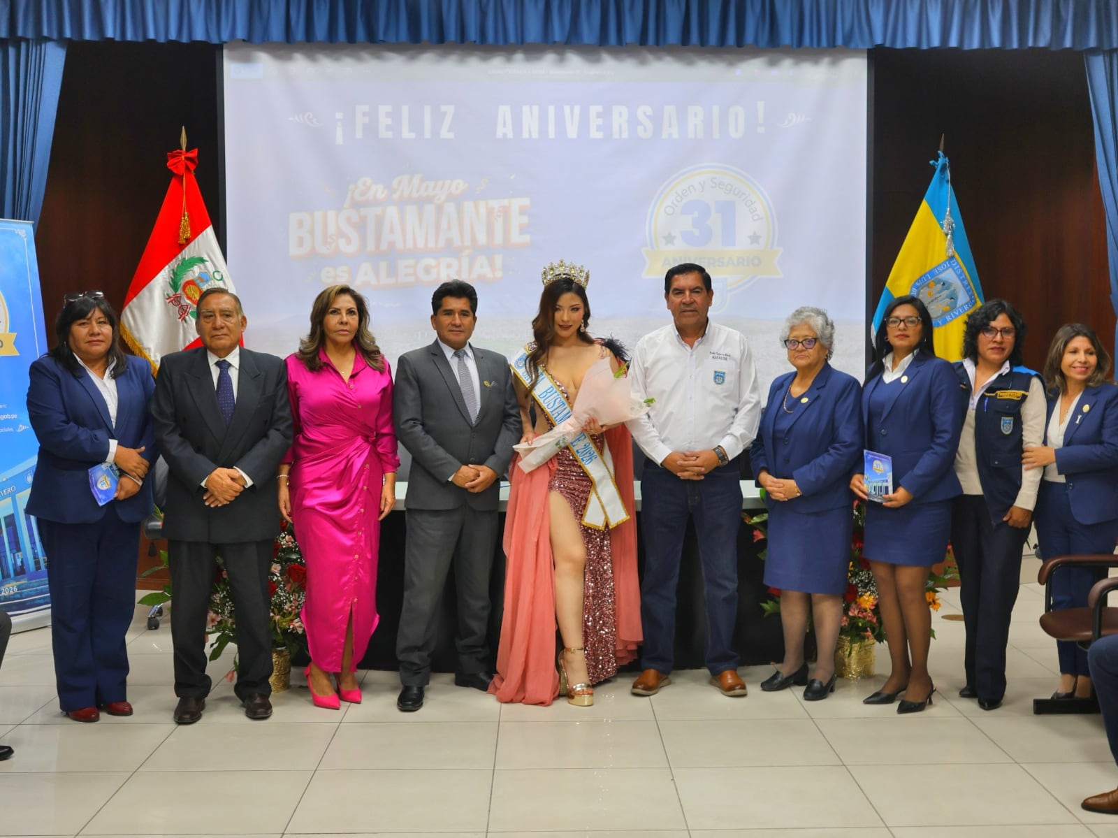 Anuncian actividades por el 31° Aniversario del distrito de José Luis Bustamante y Rivero. Foto: Municipalidad distrital.