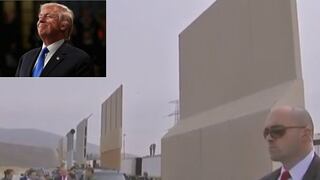 Donald Trump inspeccionó prototipos de muros para frontera con México (VIDEO)