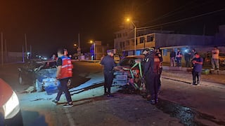 Ica: vehículos quedan destrozados tras brutal choque por La Tinguiña