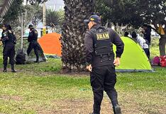 Trujillo: Retiran a 10 extranjeros que dormían en el óvalo La Marina