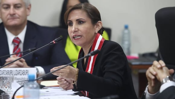 Patricia Benavides, fiscal de la Nación, se presentó ante la Comisión de Fiscalización para responder los cuestionamientos en su contra. Foto: jorge.cerdan/@photo.gec