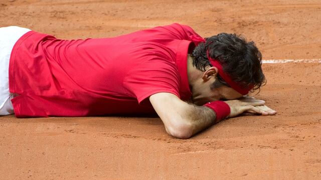 Federer: Las lágrimas del suizo tras victoria en la Copa Davis (VIDEO) 