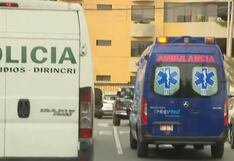 Policía herido en balacera en San Borja fue trasladado al hospital de la PNP