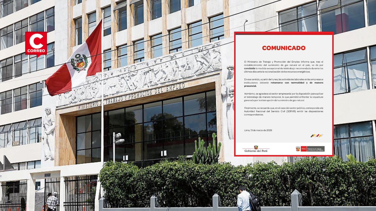 Teletrabajo implementado por problemas en suministro de gas llega a su fin.