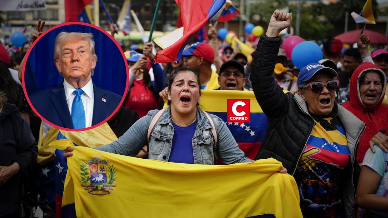 Oposición venezolana critica a Donald Trump por afirmar que EE. UU. tomará el control de Venezuela. Composición: Diario Correo.