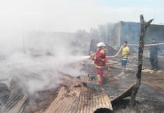Piura: Incendio arrasó con seis viviendas en el sector oeste de Sullana