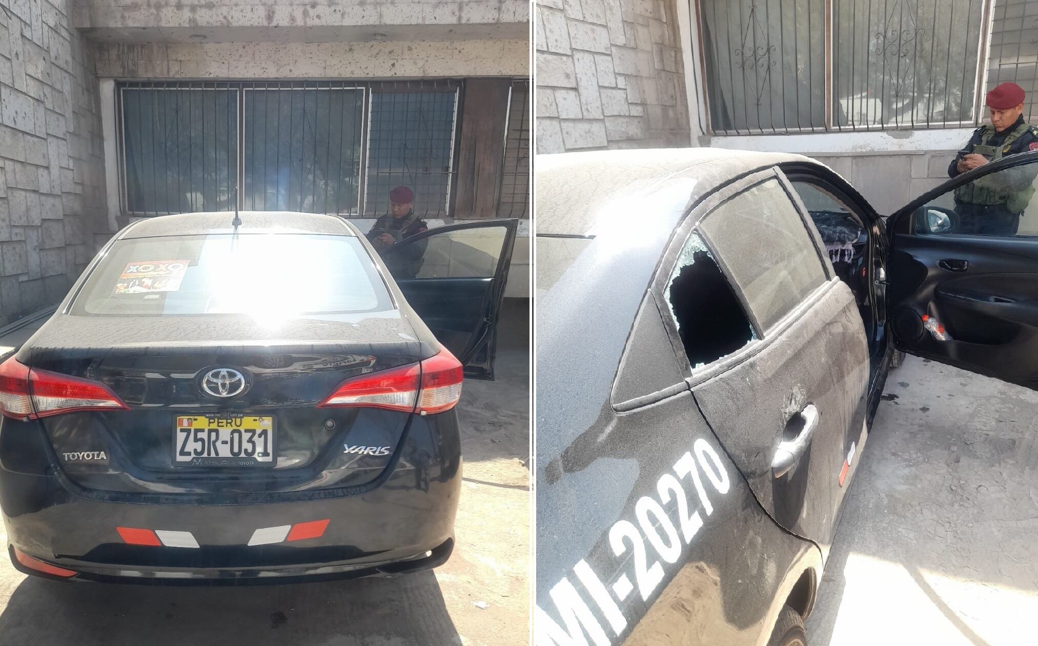 En la avenida Bolognesi rompieron luna de auto para sacar accesorios