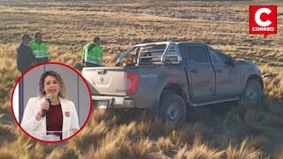 Ministra de la Mujer sufre accidente en Arequipa: Camioneta dio vuelta de campana