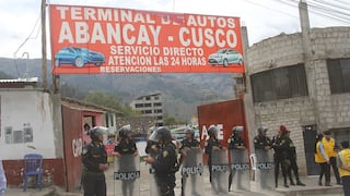 Cierran otro terminal informal que trabajaba la ruta Abancay - Cusco