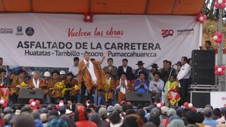 Inician carretera Huatatas-Tambillo-Acocro para dinamizar la economía de agricultores de Ayacucho