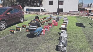 Policía Fiscal registra más de S/21 millones en contrabando en Arequipa en lo que va del año