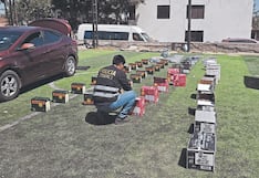 Policía Fiscal registra más de S/21 millones en contrabando en Arequipa en lo que va del año