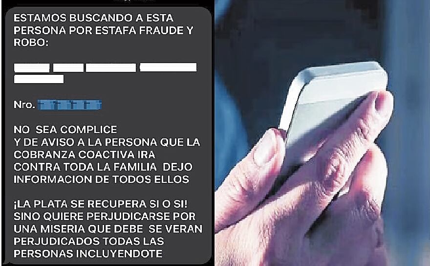 A través de redes sociales, prestó S/500, los que fueron devueltos junto a S/280 de interés, pero ahora le cobran más dinero. Incluso, lo amenazan y desprestigian con amigos y familiares