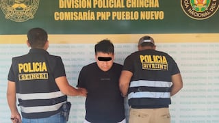 Chincha: intervenido registraba seis detenciones anteriores en distintas comisarías