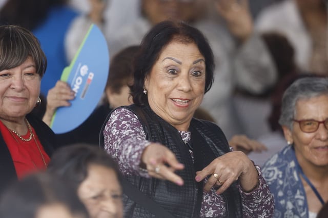 Keiko Fujimori participó en la ceremonia por el Día Nacional de la Persona Adulta Mayor (Foto: Mario Zapata/GEC)