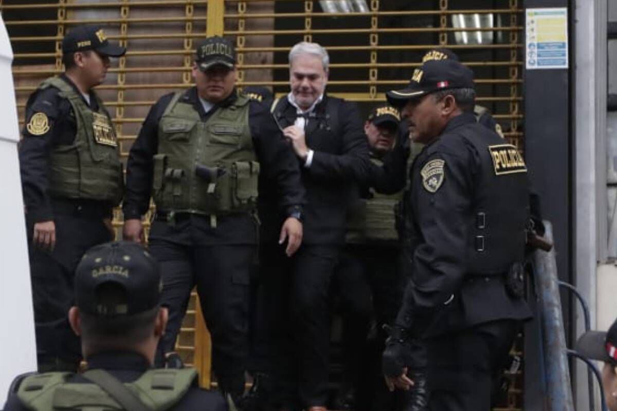 Juez determinó que Mauricio Fernandini sea internado en el penal Miguel Castro Castro (Fotos: Hugo Pérez / @photo.gec)