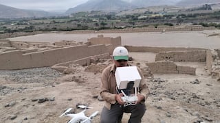 Pisco: realizan registro fotogramétrico de alta precisión en Tambo Colorado