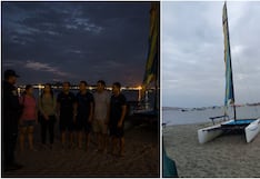 Héroes en el mar: policías rescatan a seis personas tras volcadura de catamarán en Paracas