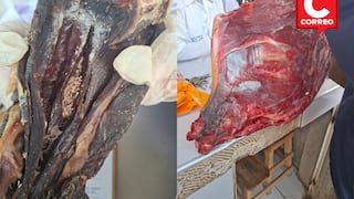 En mercados de Jauja hallan carne con gusanos