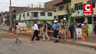 Reportan rotura de tubería de gas tras accidente en obra en Villa El Salvador (VIDEO)