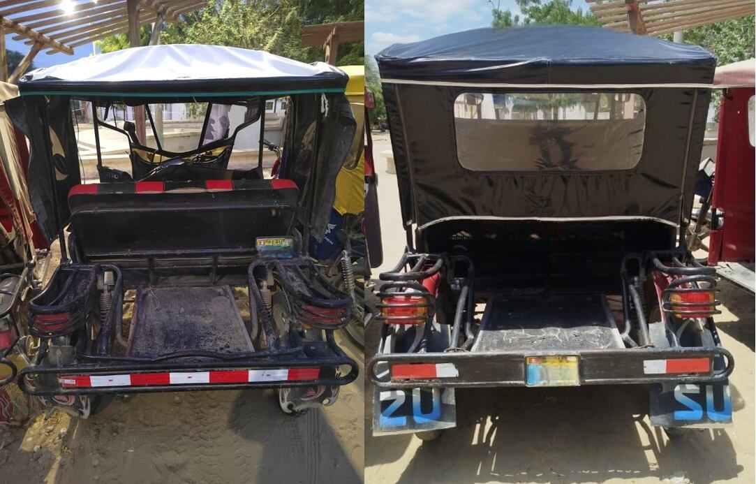 Uno de los vehículos presentaba una requisitoria por hurto