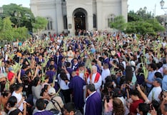 Ica inició la Semana Santa con el Domingo de Ramos y masiva participación en el templo de Luren