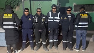 Puno: desarticulan presunta banda criminal involucrada en robo de oro y dinero de una planta minera