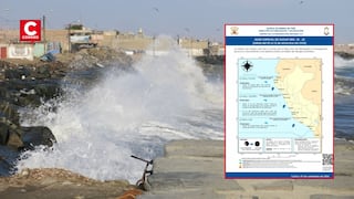 Marina de Guerra advierte nuevos oleajes anómalos en litoral peruano hasta el 13 de septiembre